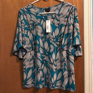 NWT Floral Blouse